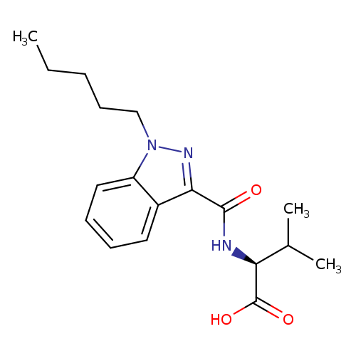 N-[(1-pentyl-1H-indazol-3-yl)carbonyl]-L-valine
