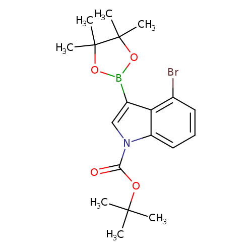 1-BOC-4-bromoindole-3-boronic acid, pinacol ester