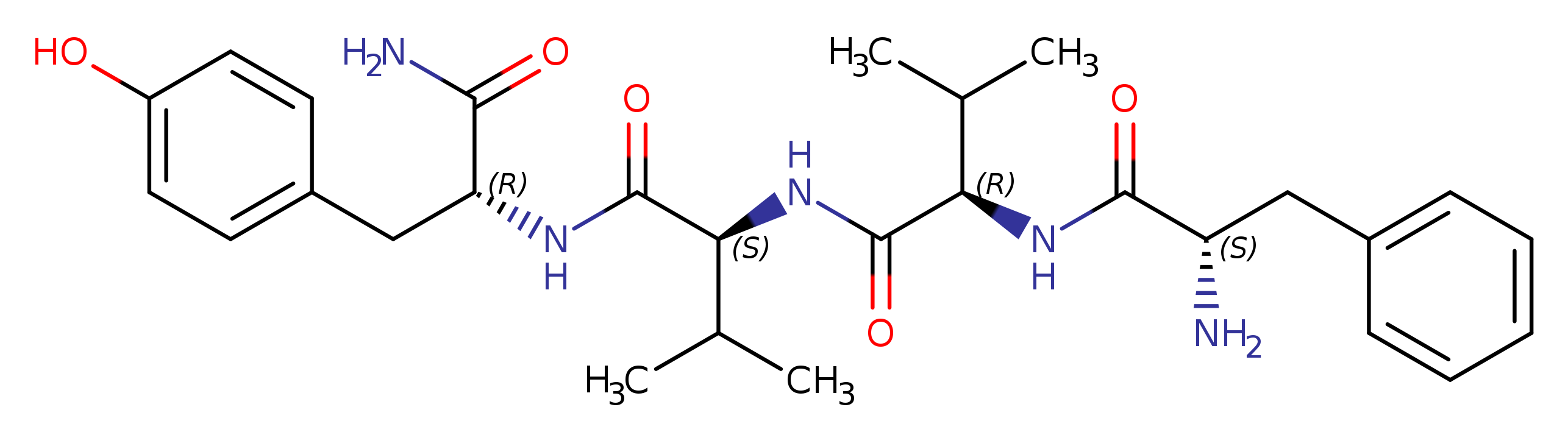 L-phenylalanyl-D-valyl-L-valyl-D-tyrosinamide