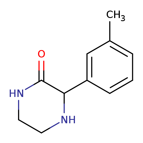 3-(3-methylphenyl)piperazin-2-one