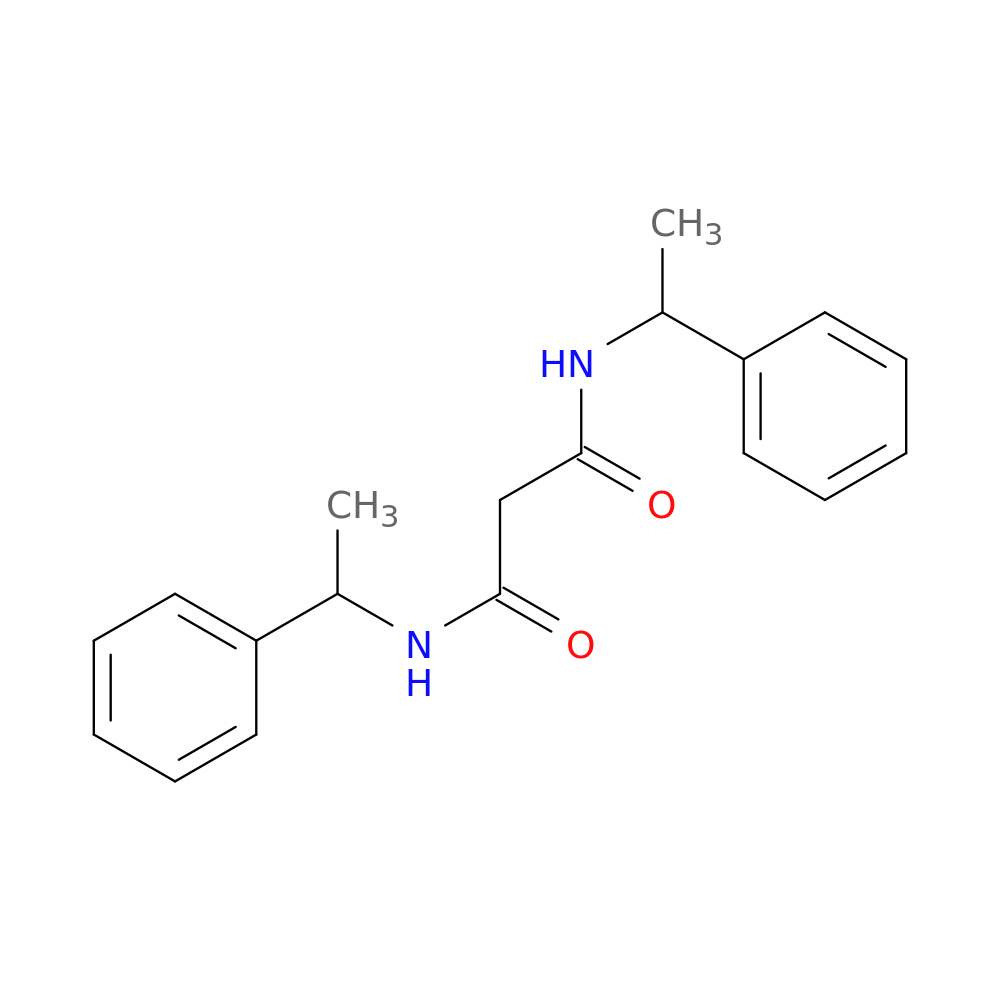 N,N'-bis(1-phenylethyl)propanediamide