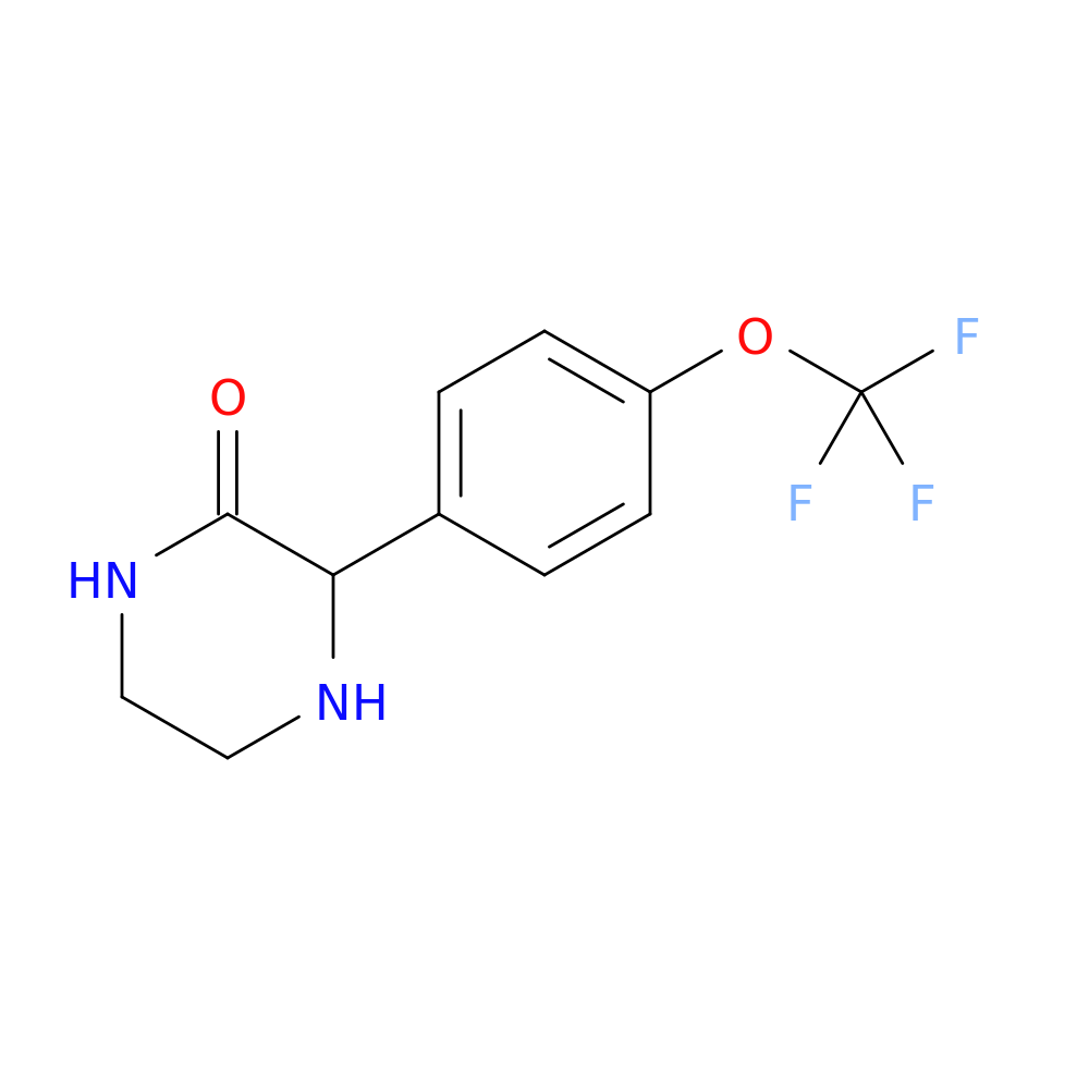 3-[4-(Trifluoromethoxy)phenyl]piperazin-2-one