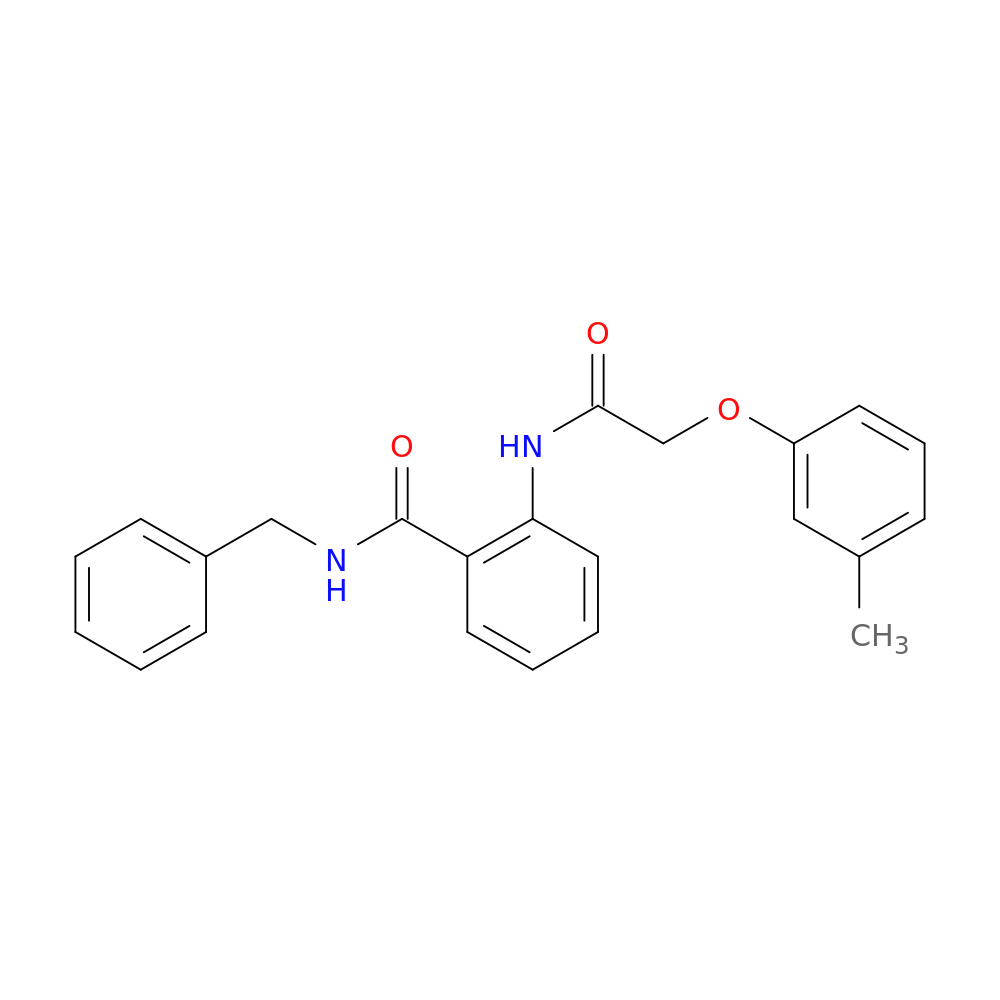 N-benzyl-2-{[(3-methylphenoxy)acetyl]amino}benzamide