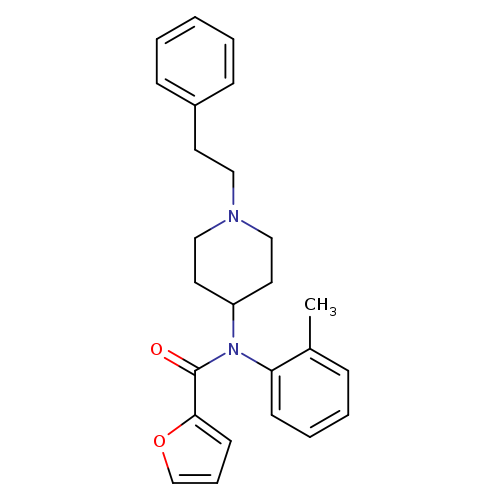 N-(1-phenethylpiperidin-4-yl)-N-(o-tolyl)furan-2-carboxamide