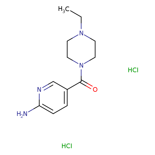 5-(4-ethylpiperazine-1-carbonyl)pyridin-2-amine dihydrochloride
