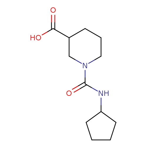 1-(cyclopentylcarbamoyl)piperidine-3-carboxylic acid