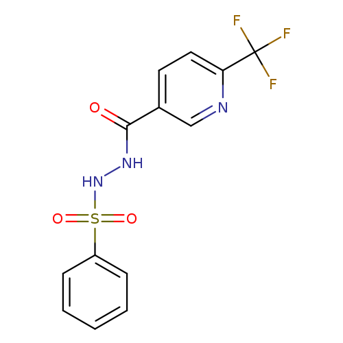 N'-(benzenesulfonyl)-6-(trifluoromethyl)pyridine-3-carbohydrazide