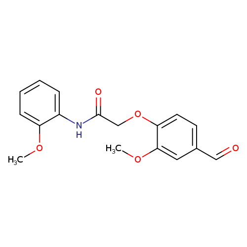2-(4-formyl-2-methoxyphenoxy)-N-(2-methoxyphenyl)acetamide