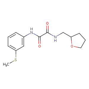 N'-[3-(methylsulfanyl)phenyl]-N-[(oxolan-2-yl)methyl]ethanediamide