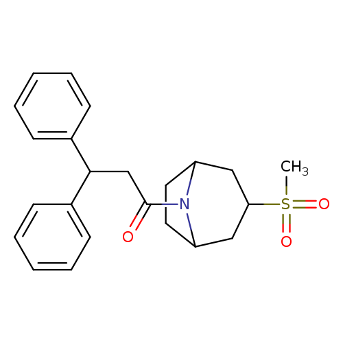 1-{3-methanesulfonyl-8-azabicyclo[3.2.1]octan-8-yl}-3,3-diphenylpropan-1-one
