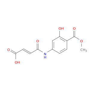 (2E)-3-{[3-hydroxy-4-(methoxycarbonyl)phenyl]carbamoyl}prop-2-enoic acid