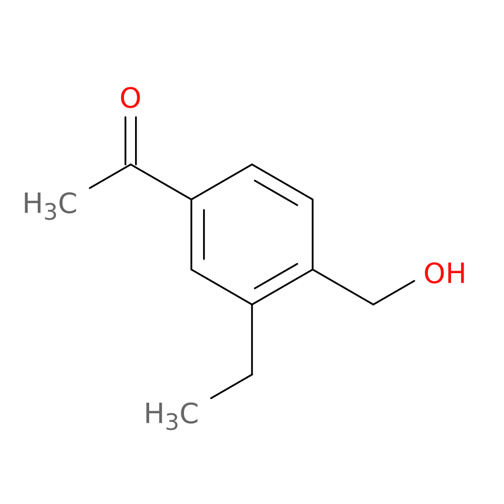1-(3-Ethyl-4-(hydroxymethyl)phenyl)ethanone