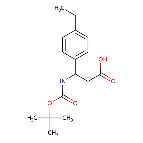 3-TERT-BUTOXYCARBONYLAMINO-3-(4-ETHYL-PHENYL)-PROPIONIC ACID