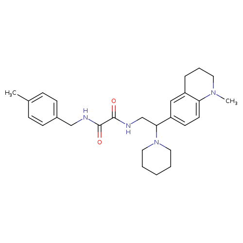 N-[2-(1-methyl-1,2,3,4-tetrahydroquinolin-6-yl)-2-(piperidin-1-yl)ethyl]-N'-[(4-methylphenyl)methyl]ethanediamide