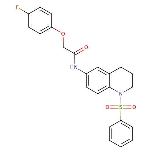 N-[1-(benzenesulfonyl)-1,2,3,4-tetrahydroquinolin-6-yl]-2-(4-fluorophenoxy)acetamide