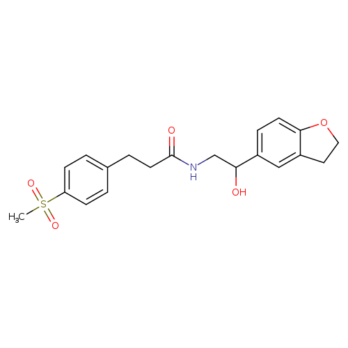 N-[2-(2,3-dihydro-1-benzofuran-5-yl)-2-hydroxyethyl]-3-(4-methanesulfonylphenyl)propanamide