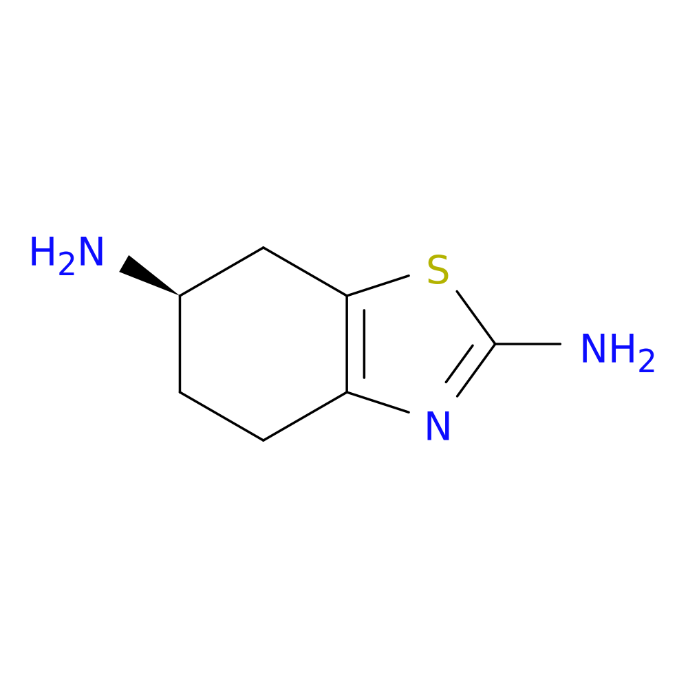 2,6-Benzothiazolediamine, 4,5,6,7-tetrahydro-, (6R)-