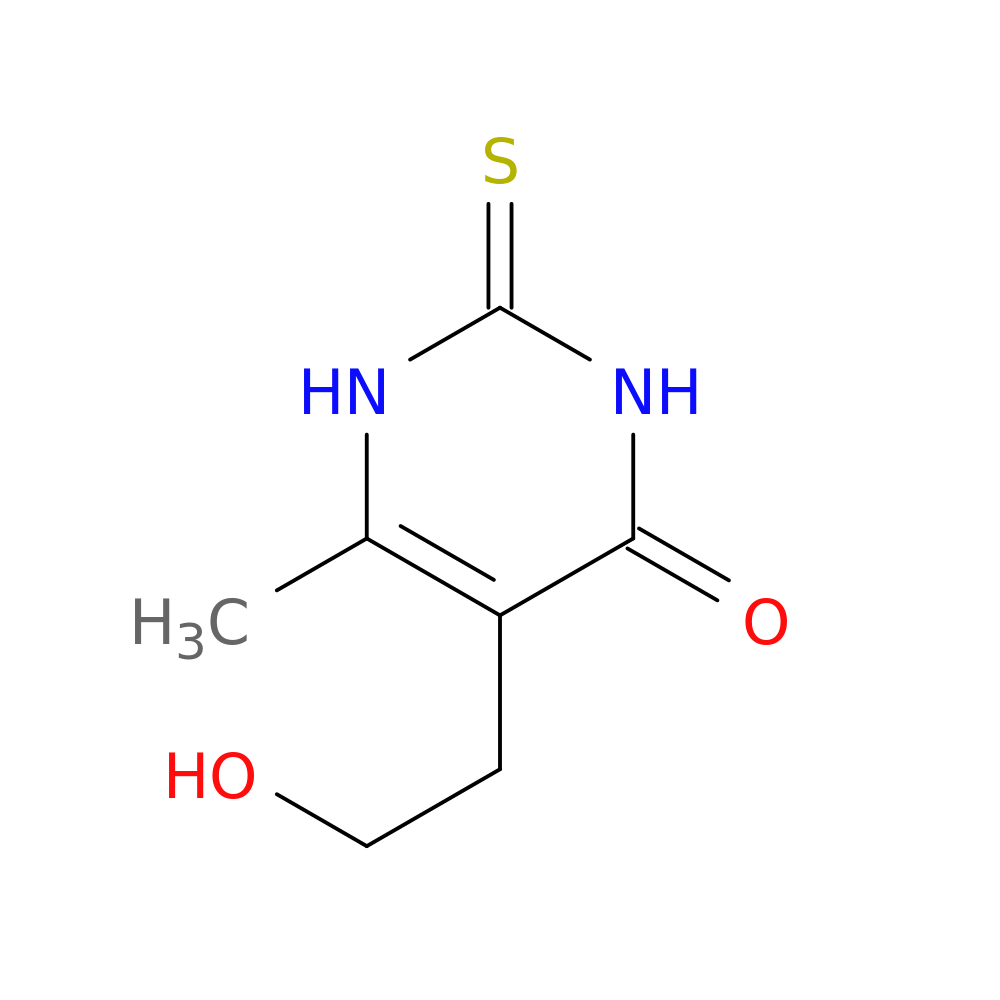 5-(2-Hydroxyethyl)-6-methyl-2-thioxo-2,3-dihydropyrimidin-4(1H)-one