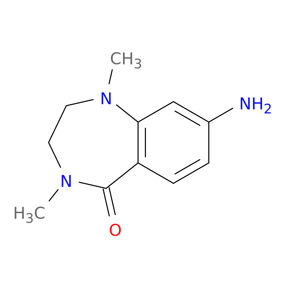 8-amino-1,4-dimethyl-2,3,4,5-tetrahydro-1H-1,4-benzodiazepin-5-one