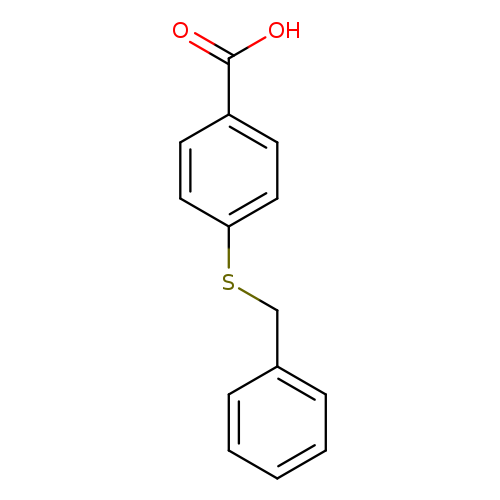 Benzoic acid, 4-[(phenylmethyl)thio]-