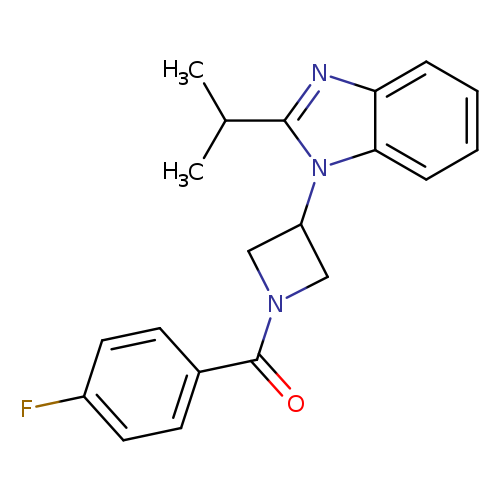1-[1-(4-fluorobenzoyl)azetidin-3-yl]-2-(propan-2-yl)-1H-1,3-benzodiazole
