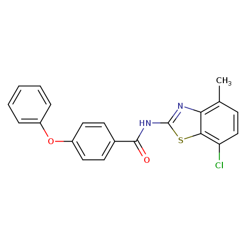 N-(7-chloro-4-methyl-1,3-benzothiazol-2-yl)-4-phenoxybenzamide