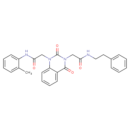2-(1-{[(2-methylphenyl)carbamoyl]methyl}-2,4-dioxo-1,2,3,4-tetrahydroquinazolin-3-yl)-N-(2-phenylethyl)acetamide