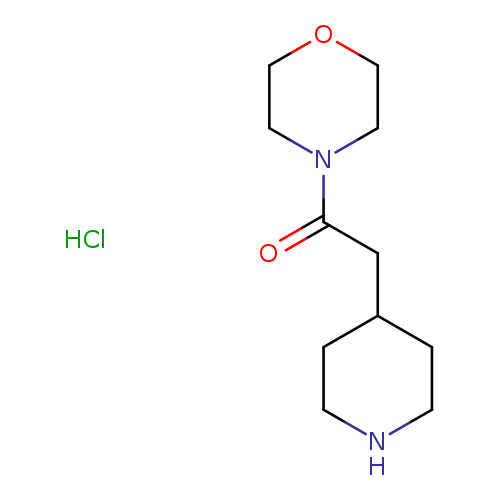 1-(Morpholin-4-yl)-2-(piperidin-4-yl)ethan-1-one hydrochloride
