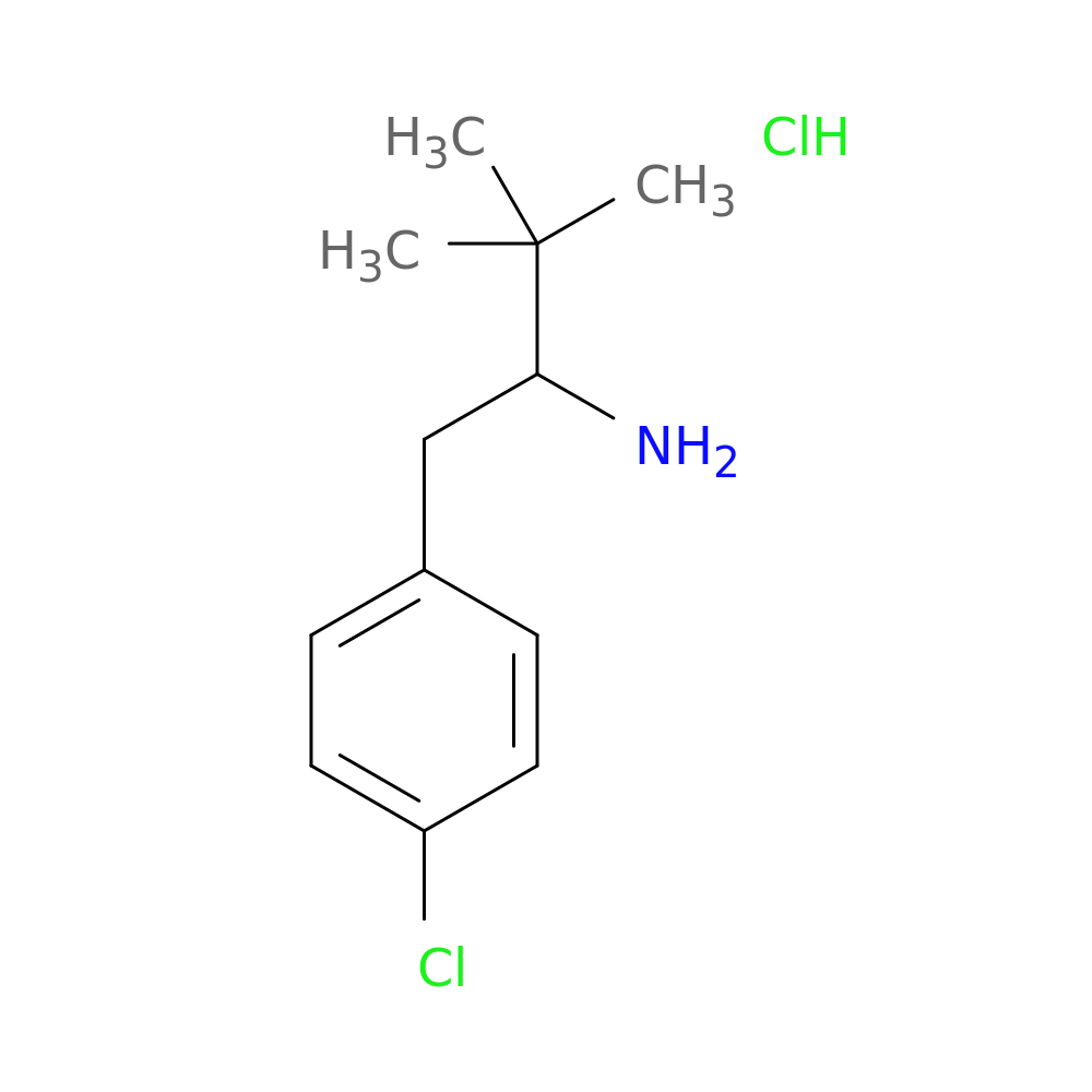 1-(4-chlorophenyl)-3,3-dimethylbutan-2-amine hydrochloride