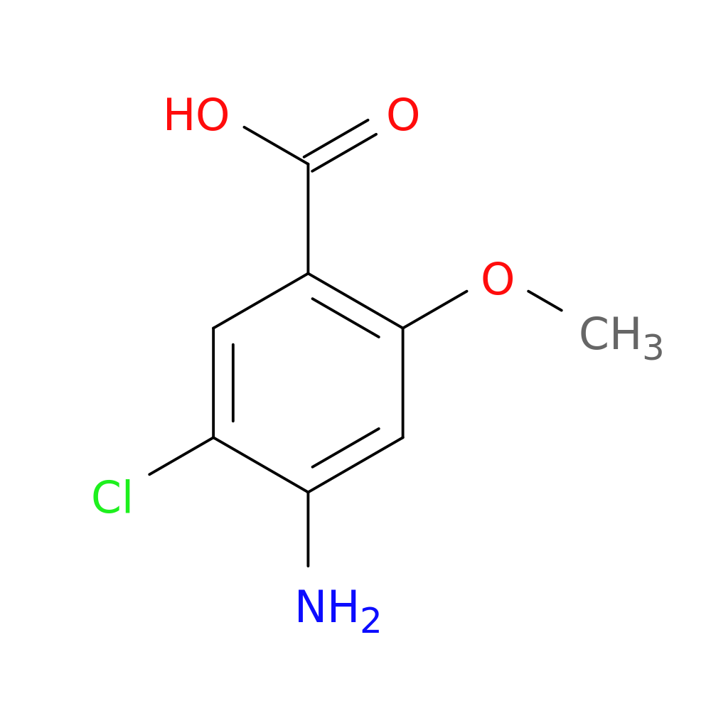 4-Amino-5-chloro-2-methoxybenzoic acid