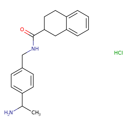 N-{[4-(1-aminoethyl)phenyl]methyl}-1,2,3,4-tetrahydronaphthalene-2-carboxamidehydrochloride