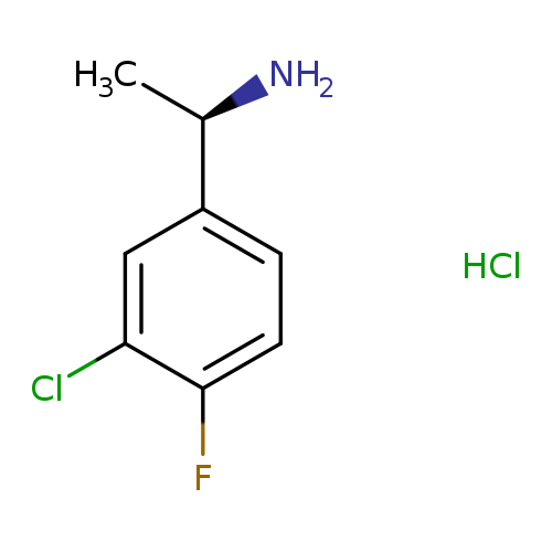 Benzenemethanamine, 3-chloro-4-fluoro-α-methyl-, hydrochloride (1:1), (αR)-