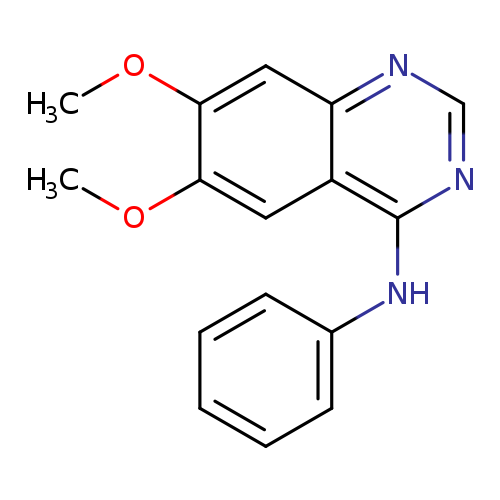 4-Quinazolinamine, 6,7-dimethoxy-N-phenyl-