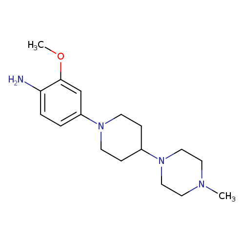 2-Methoxy-4-(4-(4-methylpiperazin-1-yl)piperidin-1-yl)aniline