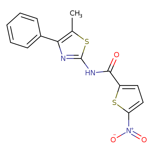 N-(5-methyl-4-phenyl-1,3-thiazol-2-yl)-5-nitrothiophene-2-carboxamide
