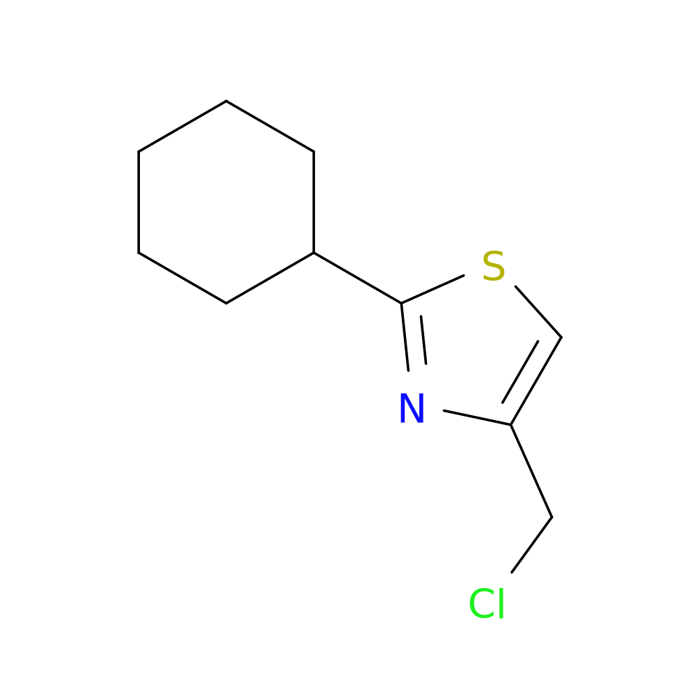 4-(chloromethyl)-2-cyclohexyl-1,3-thiazole