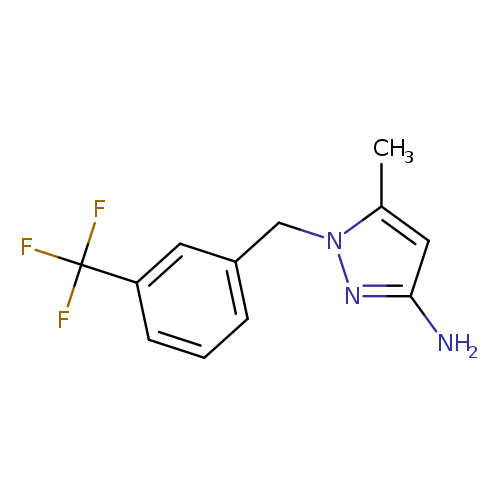 5-methyl-1-{[3-(trifluoromethyl)phenyl]methyl}-1H-pyrazol-3-amine