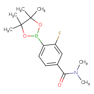 3-Fluoro-N,N-diMethyl-4-(tetraMethyl-1,3,2-dioxaborolan-2-yl)benzaMide