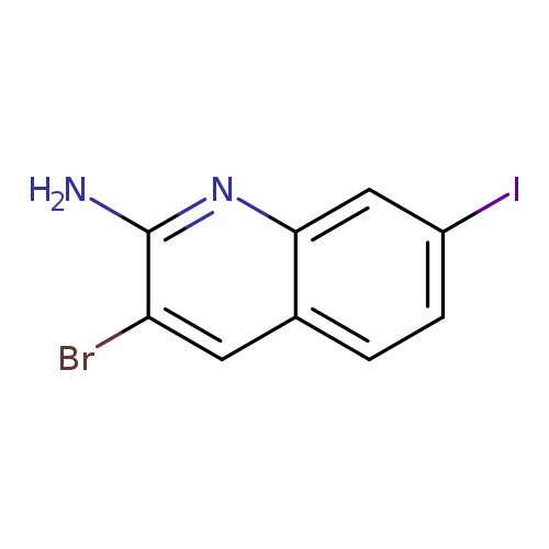3-Bromo-7-iodoquinolin-2-amine