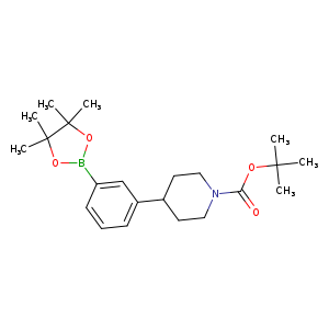 tert-butyl 4-[3-(4,4,5,5-tetramethyl-1,3,2-dioxaborolan-2-yl)phenyl]piperidine-1-carboxylate