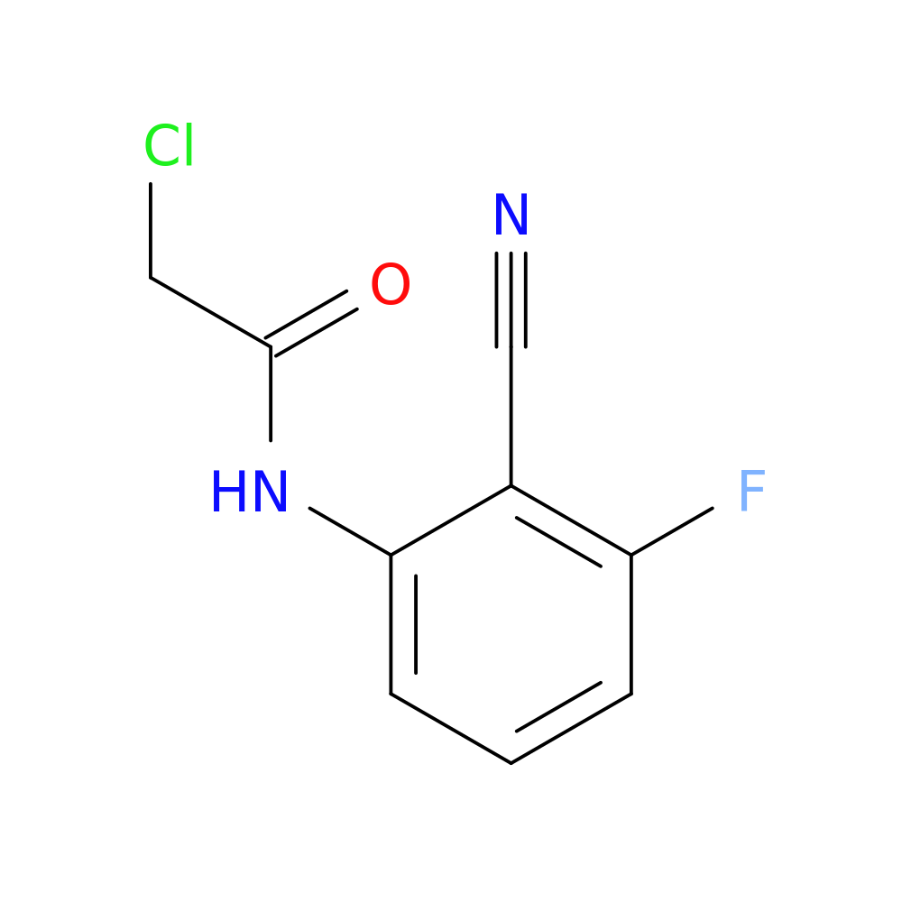 N1-(2-Cyano-3-fluorophenyl)-2-chloroacetamide