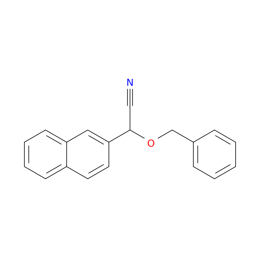 2-(Benzyloxy)-2-(naphthalen-2-yl)acetonitrile