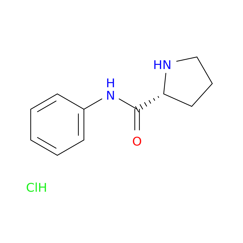 (2R)-N-phenylpyrrolidine-2-carboxamide hydrochloride