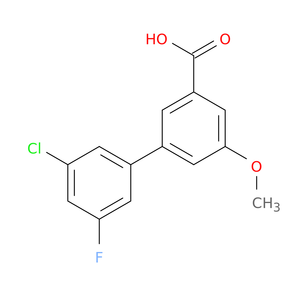 3'-Chloro-5'-fluoro-5-methoxy-[1,1'-biphenyl]-3-carboxylic acid