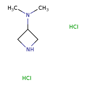 3-Azetidinamine, N,N-dimethyl-, hydrochloride (1:2)