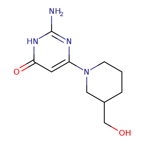 2-Amino-6-[3-(hydroxymethyl)piperidin-1-yl]-pyrimidin-4(3H)-one