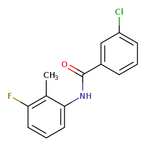 3-chloro-N-(3-fluoro-2-methylphenyl)benzamide