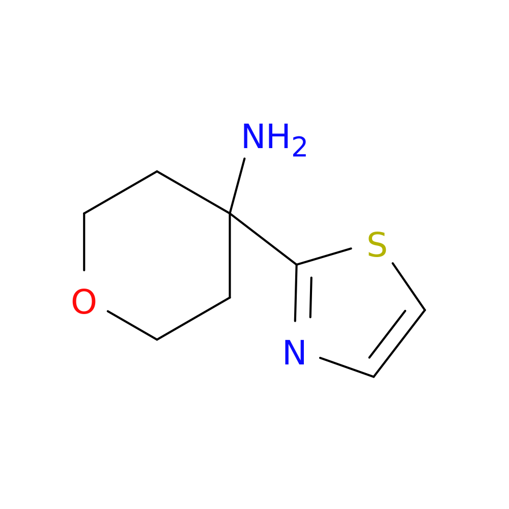 4-(1,3-thiazol-2-yl)oxan-4-amine