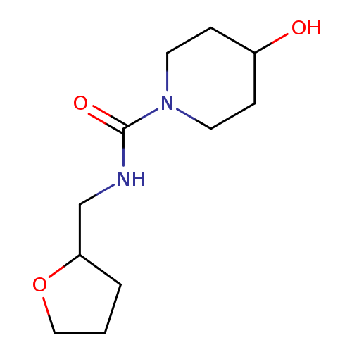 4-hydroxy-N-[(oxolan-2-yl)methyl]piperidine-1-carboxamide