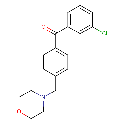 (3-Chlorophenyl)(4-(morpholinomethyl)phenyl)methanone